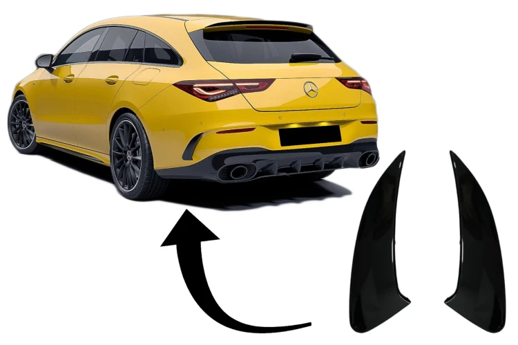 SPOILERY ZDERZAKA TYLNEGO MERCEDES CLA X118 C118 CLA 45S AMG DESIGN