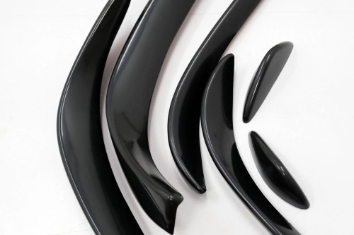 PRZEDNIE SPOILERY SPLITTERY ZDERZAKA MERCEDES C KLASA W205 C205 A205 15-18