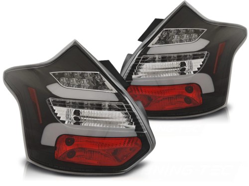 LAMPY TYLNE FORD FOCUS 3 11-10.14 HATCHBACK BLACK LED
