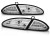 LAMPY TYLNE CHROME SEAT LEON 06.05-09 LED
