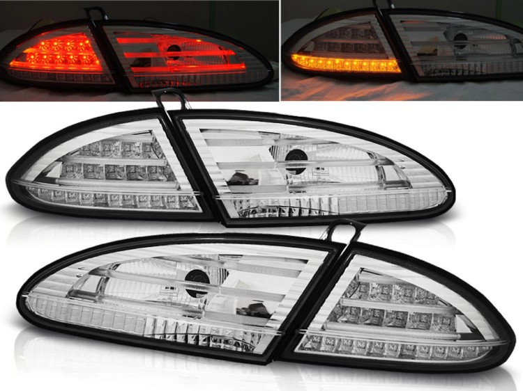 LAMPY TYLNE CHROME SEAT LEON 06.05-09 LED
