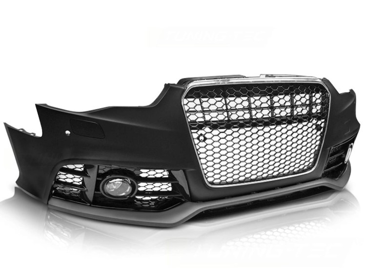 ZDERZAK PRZEDNI CHROME BLACK PDC AUDI A5 11-16 RS5 LOOK