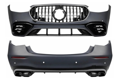 BODY KIT ZDERZAK PRZEDNI TYLNY DYFUZOR MERCEDES S KLASA W223 S63 AMG LOOK