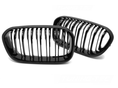 NERKI GRILL ATRAPA CZARNY POŁYSK BMW SERII 1 F20 / F21 LCI 15-18