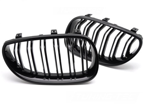 NERKI GRILL ATRAPA CZARNY POŁYSK BMW SERII 5 E60 / E61 03-10