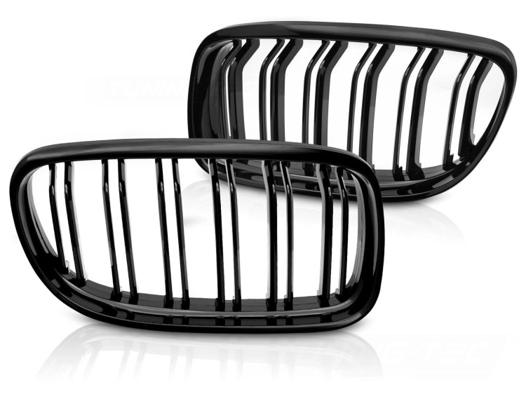 NERKI GRILL ATRAPA CZARNY POŁYSK BMW SERII 3 E90 / E91 LCI 09-11