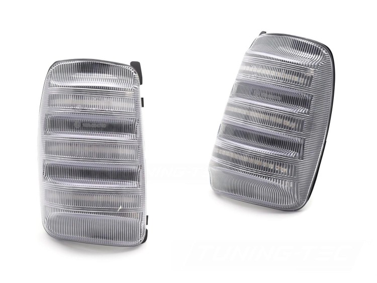 KIERUNKOWSKAZY BOCZNE WHITE LED SEQ FORD TRANSIT 13+