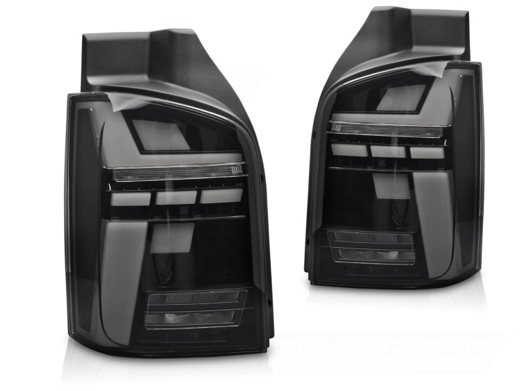 LAMPY TYLNE LED BAR TAIL LIGHTS SMOKE SEQ VW T5 04.03-09 / 10-15