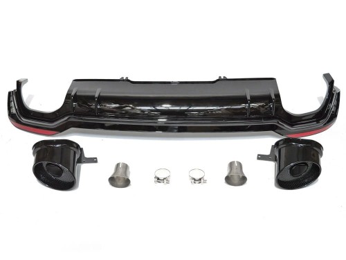 ZDERZAK TYLNY RS4 LOOK AUDI A4 B9 15-19