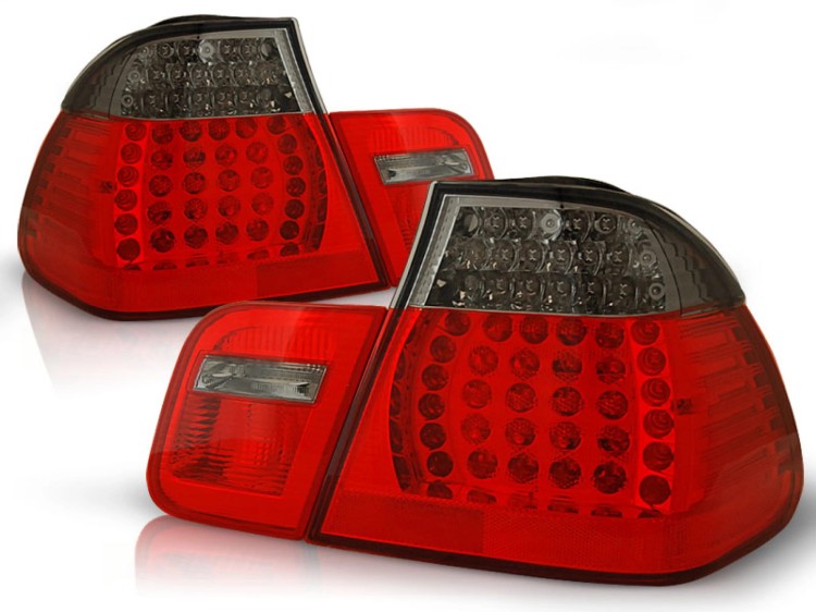 LAMPY TYLNE RED SMOKE BMW SERII 3 E46 09.01-03.05 SEDAN