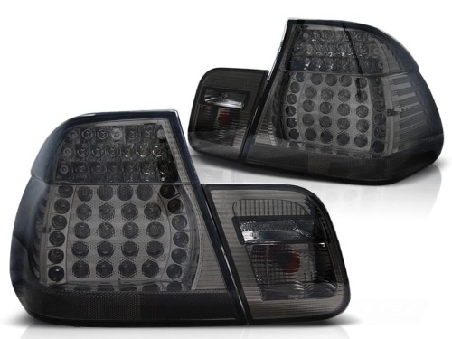 LAMPY TYLNE SMOKE BMW SERII 3 E46 09.01-03.05 SEDAN LED