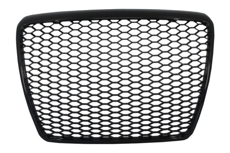 PRZEDNI GRILL BEZ OZNACZEŃ NUMERU MARKI DLA AUDI A6 4F 4F2 C6 (2004-2011) D