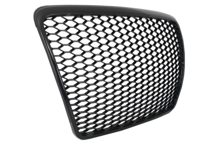 PRZEDNI GRILL BEZ OZNACZEŃ NUMERU MARKI DLA AUDI A6 4F 4F2 C6 (2004-2011) D