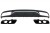 DYFUZOR KOŃCÓWKI MERCEDES C KLASA C205 A205 COUPE CABRIOLET 14-19 C63 LOOK