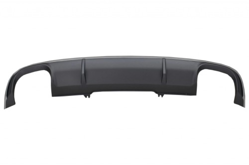 DYFUZOR TYLNEGO ZDERZAKA AUDI A4 B9 8W 16-18 KOŃCÓWKI WYDECHU S4 B9 LOOK