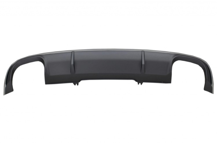 DYFUZOR TYLNEGO ZDERZAKA AUDI A4 B9 8W 16-18 KOŃCÓWKI WYDECHU S4 B9 LOOK