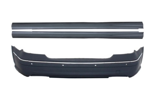 ZDERZAK TYLNY LISTWY PROGOWE MERCEDES E KLASA W211 (2003-2009) E63 AMG PDC
