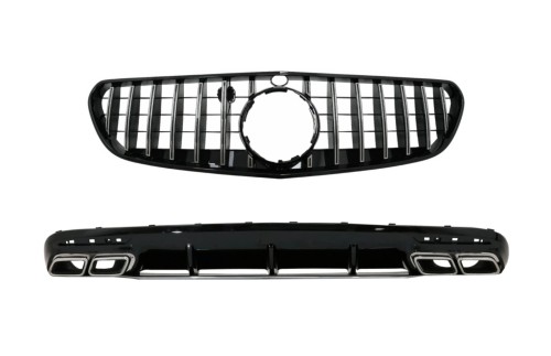 DYFUZOR GRILL PANAMERICANA MERCEDES S KLASA C217 COUPE (18-20) S63 AMG LOOK