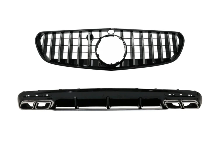 DYFUZOR GRILL PANAMERICANA MERCEDES S KLASA C217 COUPE (18-20) S63 AMG LOOK