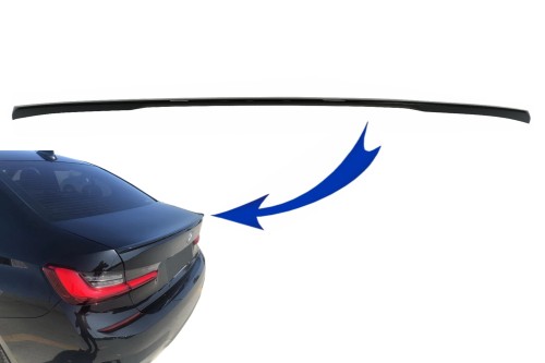 SPOILER KLAPY BAGAŻNIKA BMW 3 SERII G20 SEDAN (2019+) CZARNY POŁYSK