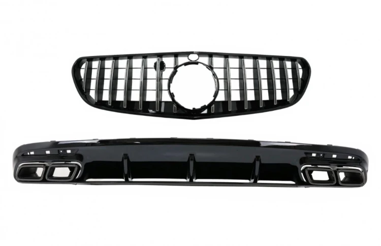 DYFUZOR GRILL PANAMERICANA MERCEDES S KLASA C217 COUPE (18-20) S63 AMG LOOK