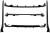 BODY KIT DOKŁADKA DYFUZOR SPOILER BMW X7 G07 (18-22) M PAKIET CZARNY POŁYSK