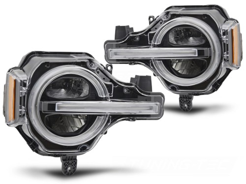 LAMPY PRZEDNIE FULL LED DRL BLACK FORD BRONCO 21-24