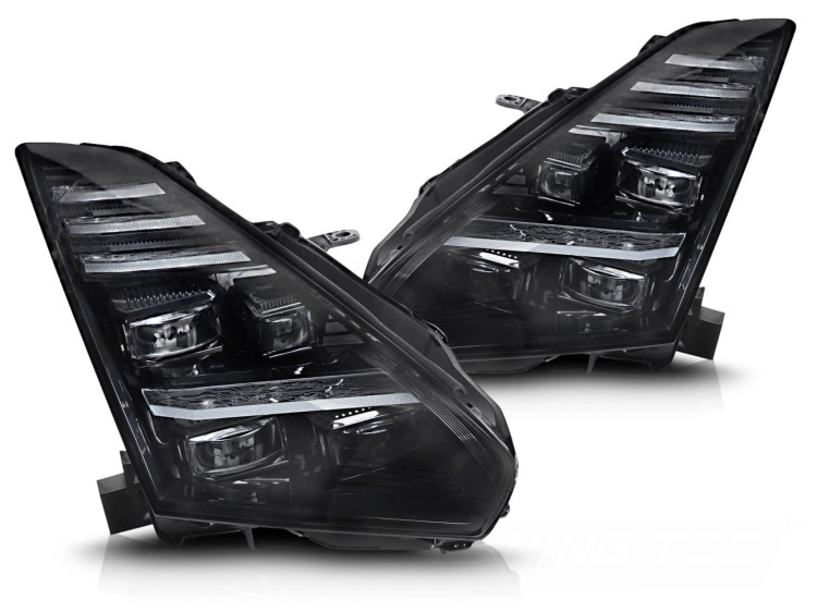 LAMPY PRZEDNIE FULL LED SEQ DRL NISSAN GT-R 08-23