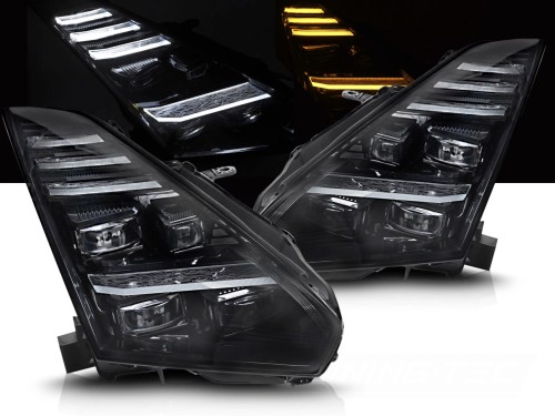 LAMPY PRZEDNIE FULL LED SEQ DRL NISSAN GT-R 08-23