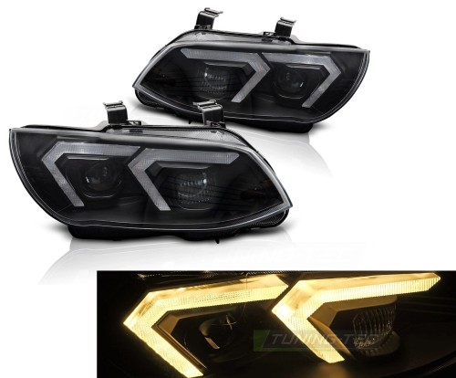 LAMPY PRZEDNIE REFLEKTORY XENON YELLOW LED BMW SERII 3 E92 E93 LCI 10-13