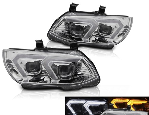 LAMPY PRZEDNIE REFLEKTORY FULL LED CHROME BMW SERII 3 E92 / E93 LCI 10-13