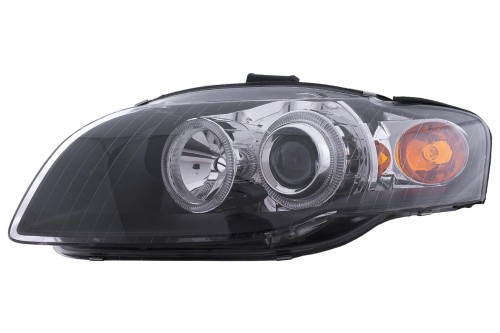 REFLEKTORY LAMPY PRZEDNIE ANGEL EYES AUDI A4 B7 (11.2004-03.2008) CZARNE