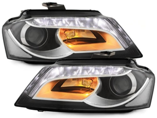REFLEKTORY LED DRL AUDI A3 8P 8P1 8PA 09-13 FACELIFT DESIGN DAYTIME RUNNING