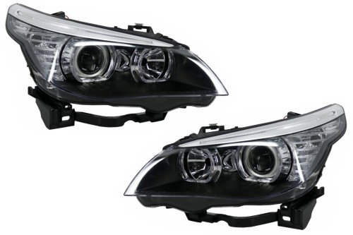 REFLEKTORY LAMPY PRZEDNIE ANGEL EYES BMW 5 SERIII E60 E61 (03-07) LCI LOOK