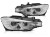 LAMPY PRZEDNIE REFLEKTORY BMW SERII 3 F30/F31 11-15 U-TYPE CHROME LED