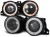 LAMPY PRZEDNIE REFLEKTORY ANGEL EYES BLACK BMW SERII 3 E30 11.82-06.94