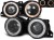 LAMPY PRZEDNIE REFLEKTORY ANGEL EYES BLACK BMW SERII 3 E30 11.82-06.94