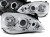 LAMPY PRZEDNIE REFLEKTORY OPEL CORSA C 00-06 ANGEL EYES CHROME