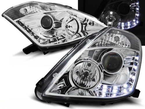 LAMPY PRZEDNIE REFLEKTORY NISSAN 350Z 03-05 D2S DAYLIGHT CHROME