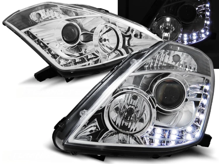 LAMPY PRZEDNIE REFLEKTORY NISSAN 350Z 03-05 D2S DAYLIGHT CHROME