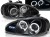 LAMPY PRZEDNIE REFLEKTORY MAZDA MX3 91-98 ANGEL EYES BLACK