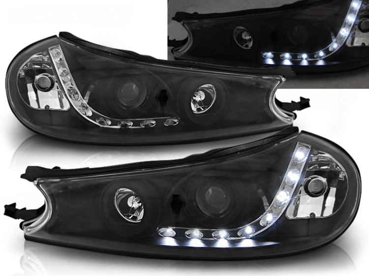 LAMPY FORD MONDEO 2 96-00 SOCZEWKI DAYLIGHT BLACK