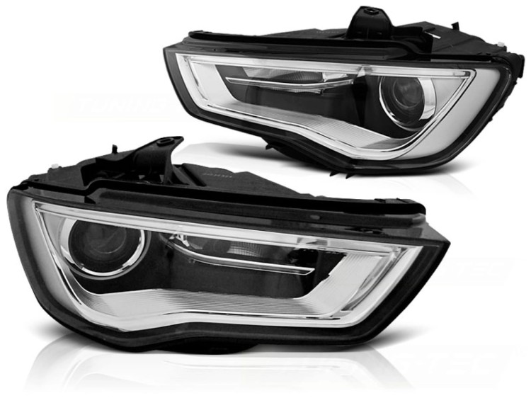 LAMPY REFLEKTORY AUDI A3 8V 12-16 BLACK LED DEPO