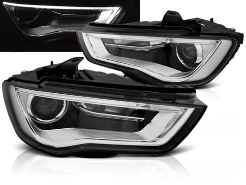 LAMPY REFLEKTORY AUDI A3 8V 12-16 BLACK LED DEPO