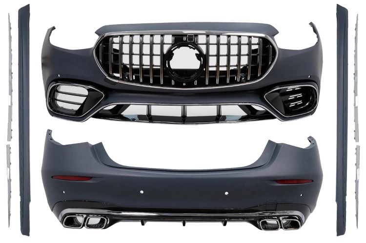 BODY KIT ZDERZAK PRZEDNI TYLNY DYFUZOR MERCEDES S KLASA W223 S63 AMG LOOK