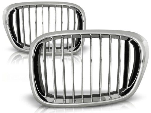 GRILL ATRAPA NERKI CHROME BMW 5 SERII E39 09.95-06.03