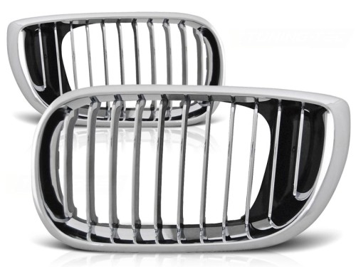 NERKI GRILL ATRAPA CHROME BMW SERII 3 E46 09.01-03.05 SEDAN KOMBI