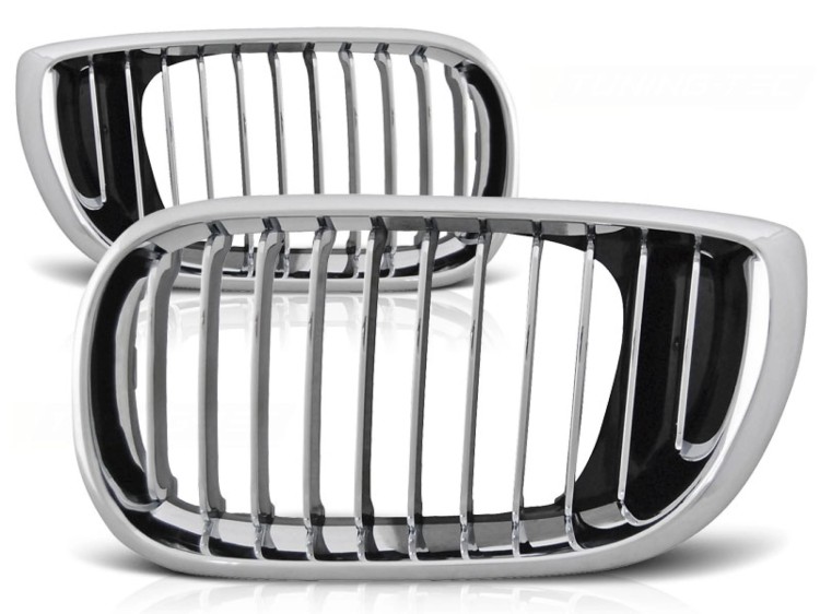 NERKI GRILL ATRAPA CHROME BMW SERII 3 E46 09.01-03.05 SEDAN KOMBI