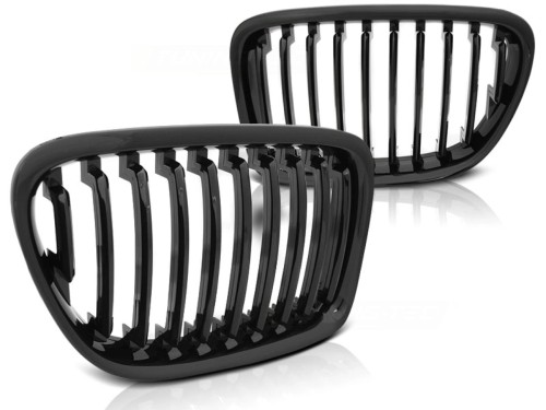 NERKI GRILL ATRAPA CZARNY POŁYSK BMW X1 E84 10.09-08.12