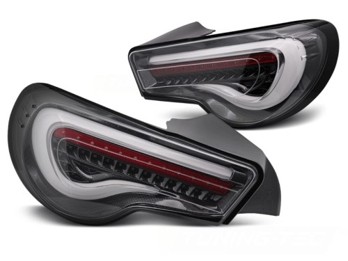 LAMPY TYLNE TOYOTA GT86 12-21 LED BAR CARBON SEQ